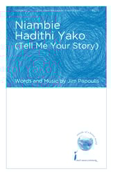 Niambie Hadithi Yako SSA choral sheet music cover